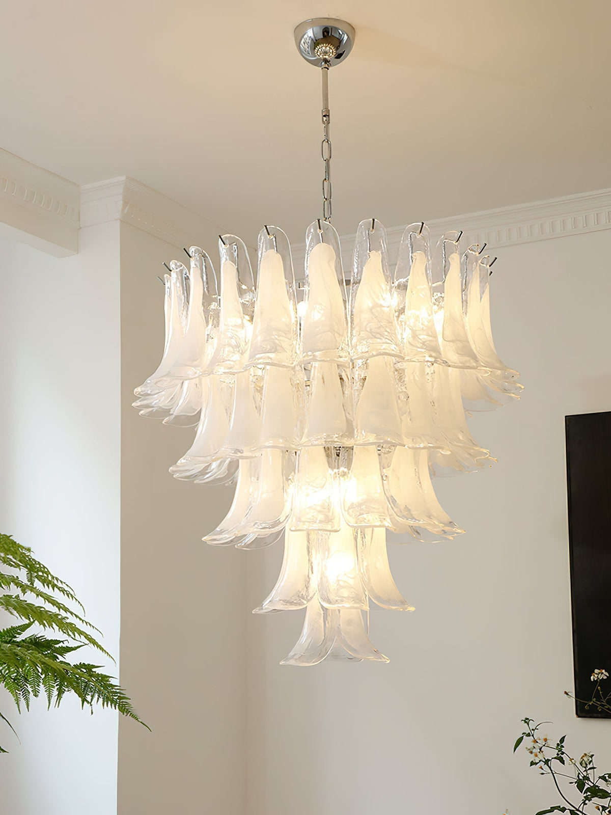 Arixon Lustre Pétales en Verre de Murano Vintage-Cielum