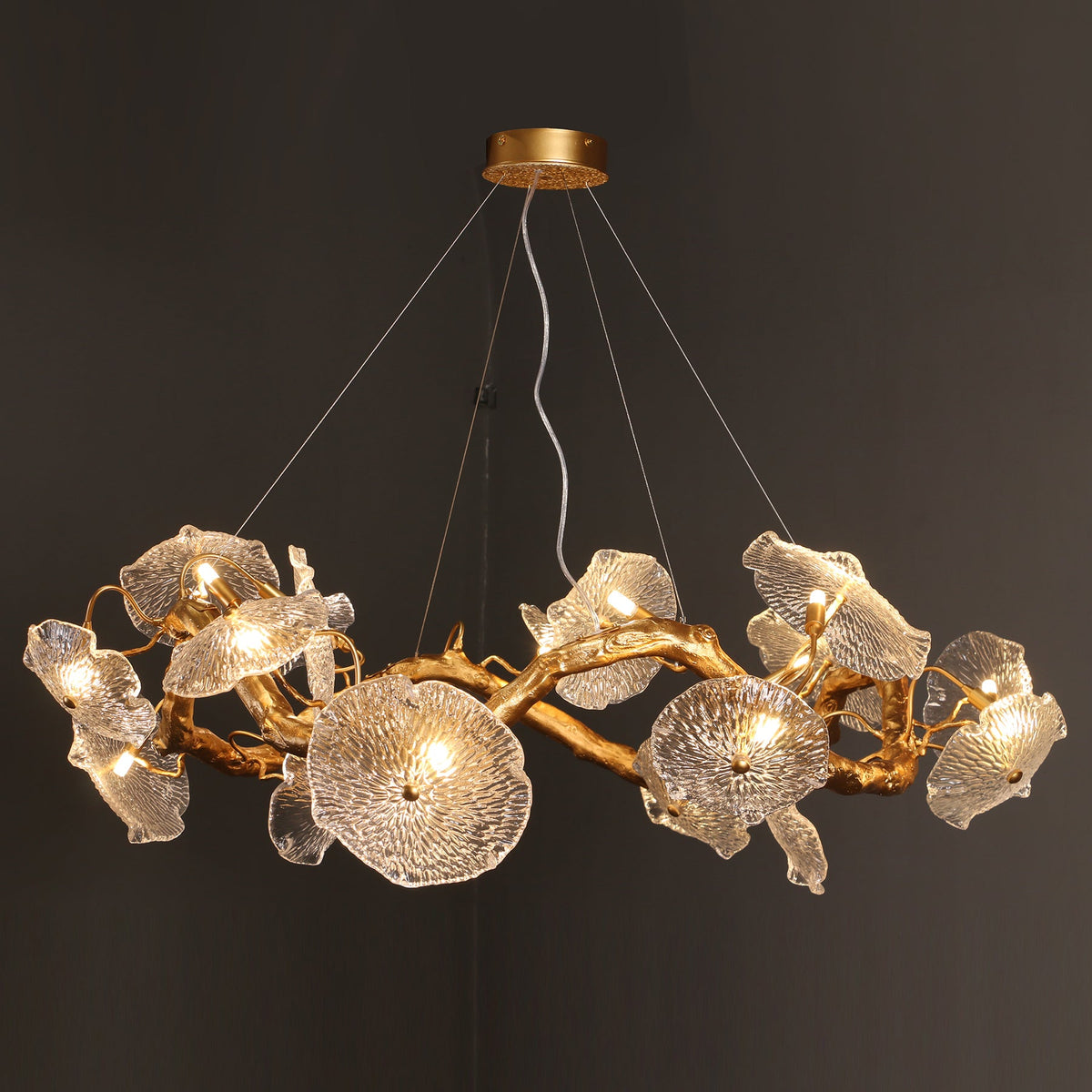 Avenhurst Lustre Lotus En Verre