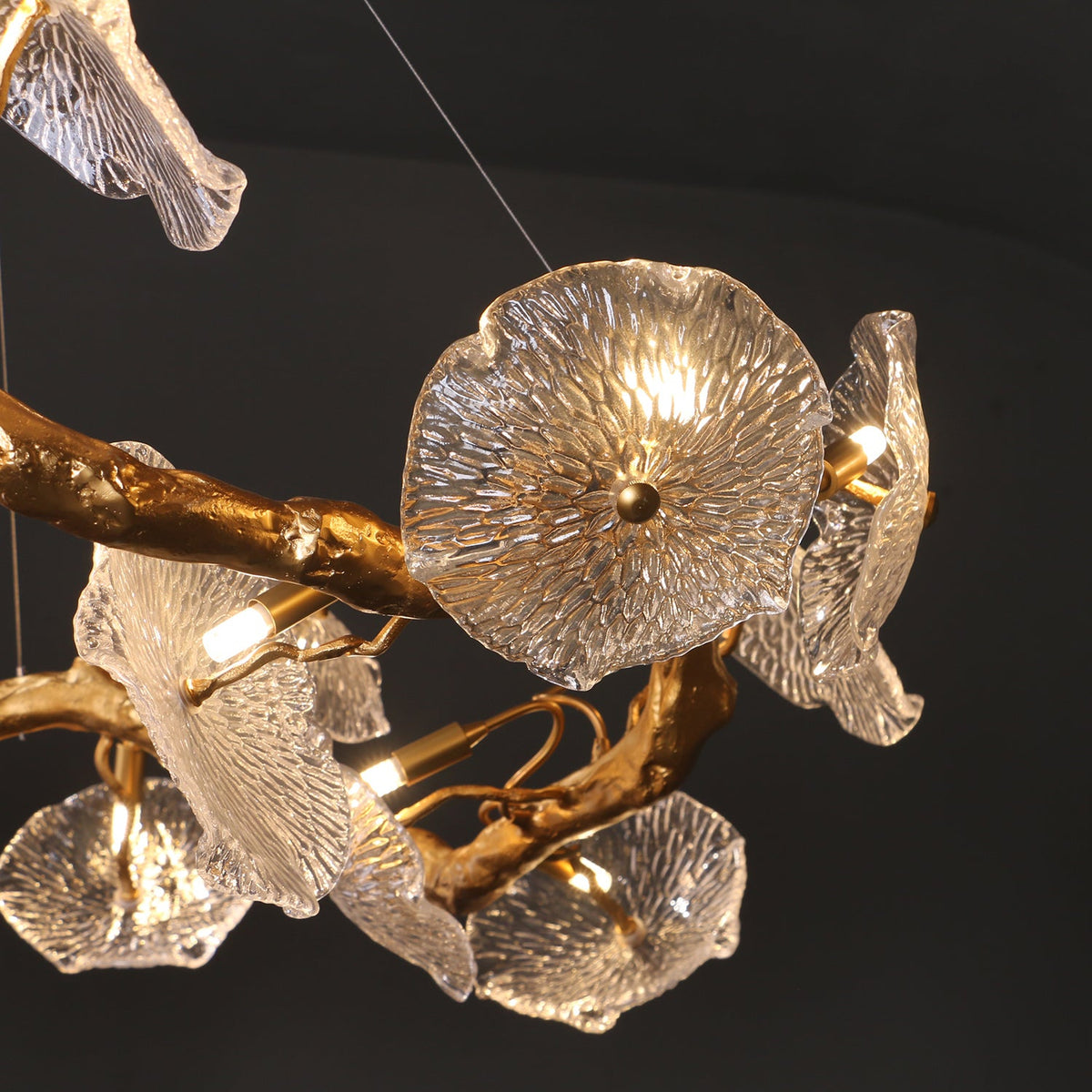 Avenhurst Lustre Lotus En Verre