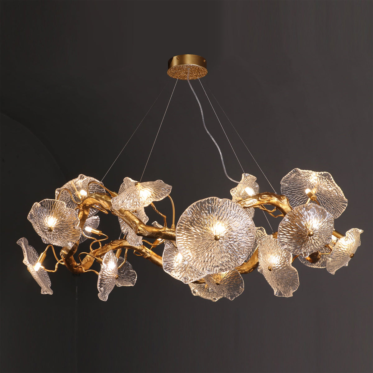 Avenhurst Lustre Lotus En Verre