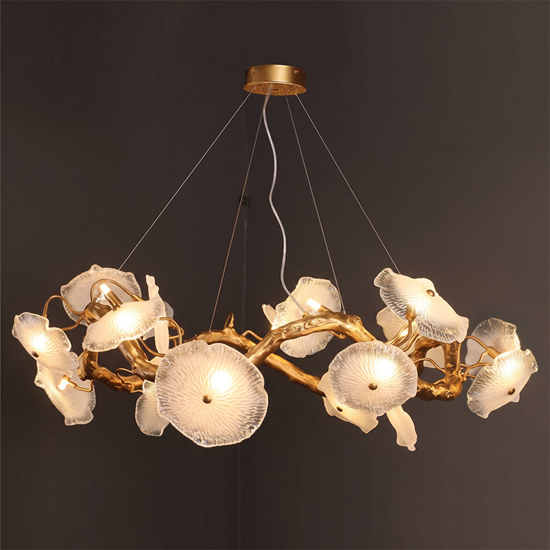 Avenhurst Lustre Lotus En Verre