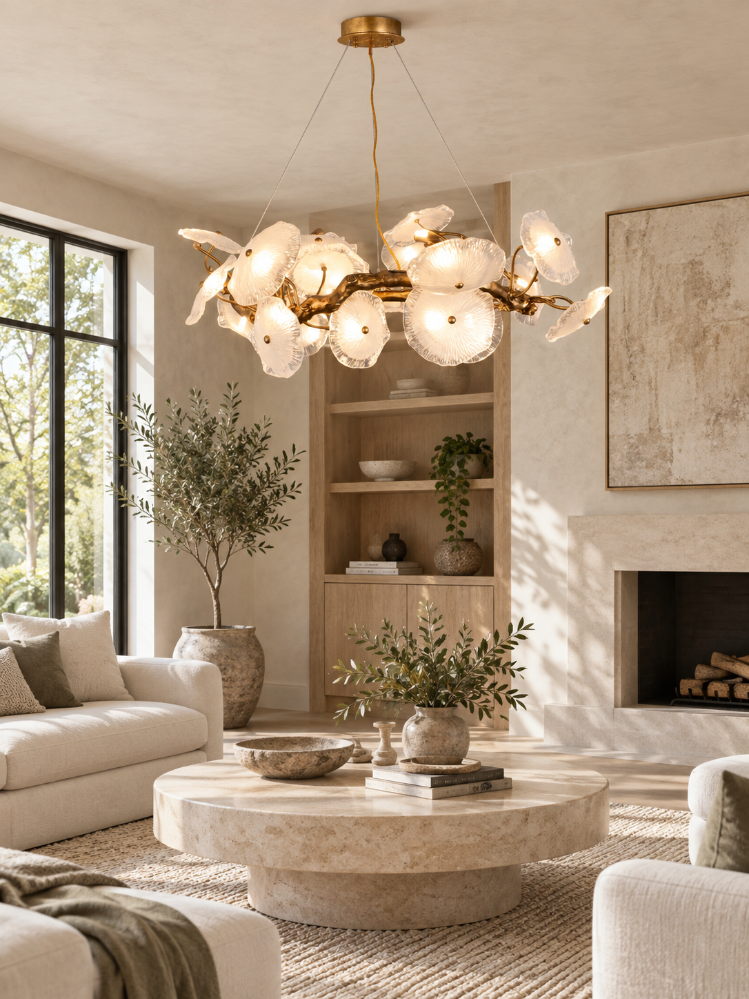 Avenhurst Lustre Lotus En Verre