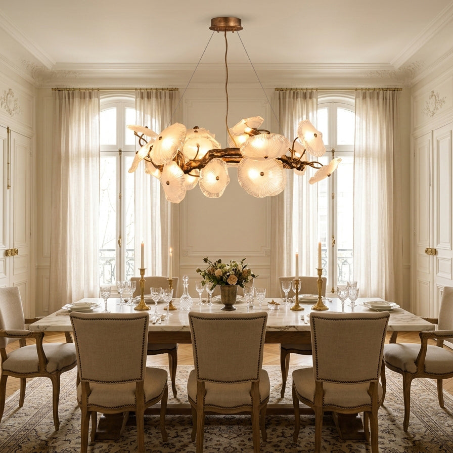 Avenhurst Lustre Lotus En Verre