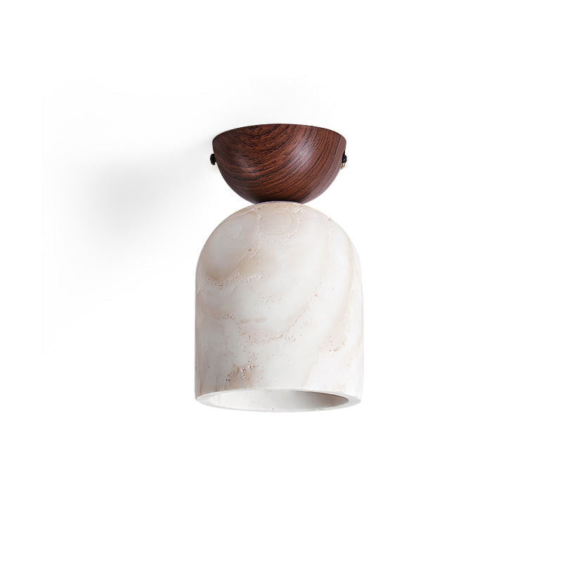 A display of all available finishes for the Noncu lamp.