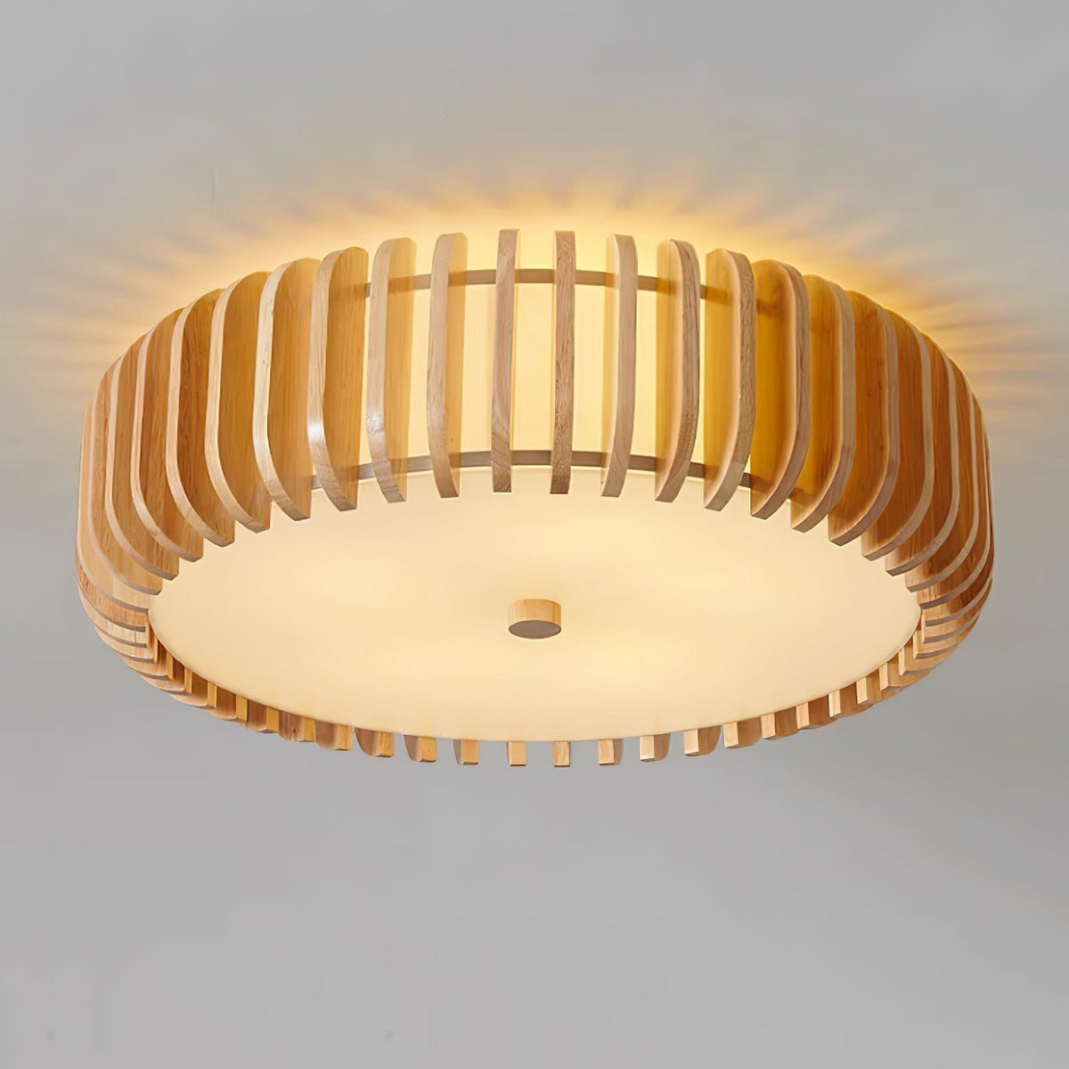 Nirixo Plafonnier en Bois Premium Élégance-Cielum