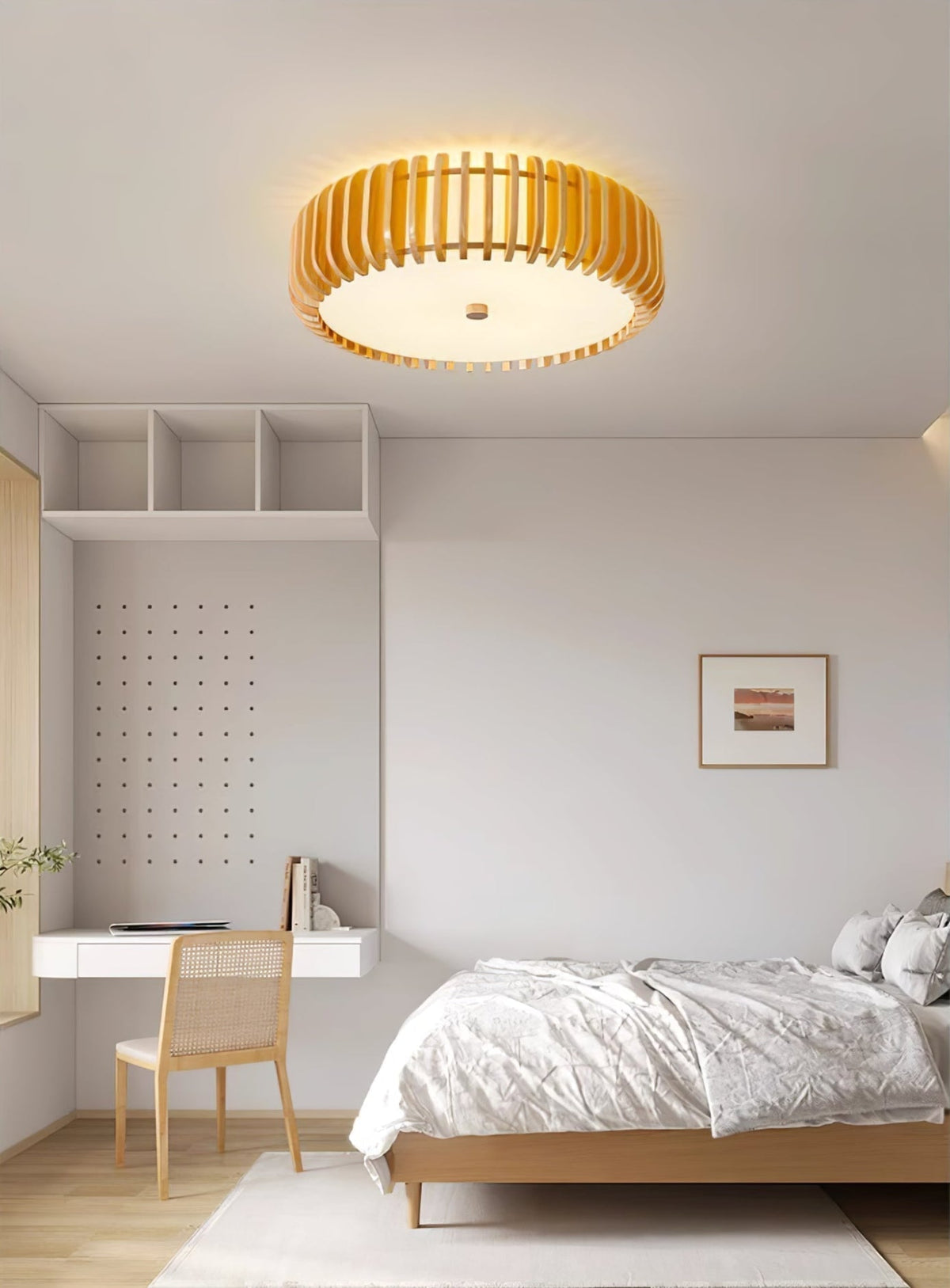 Nirixo Plafonnier en Bois Premium Élégance-Cielum