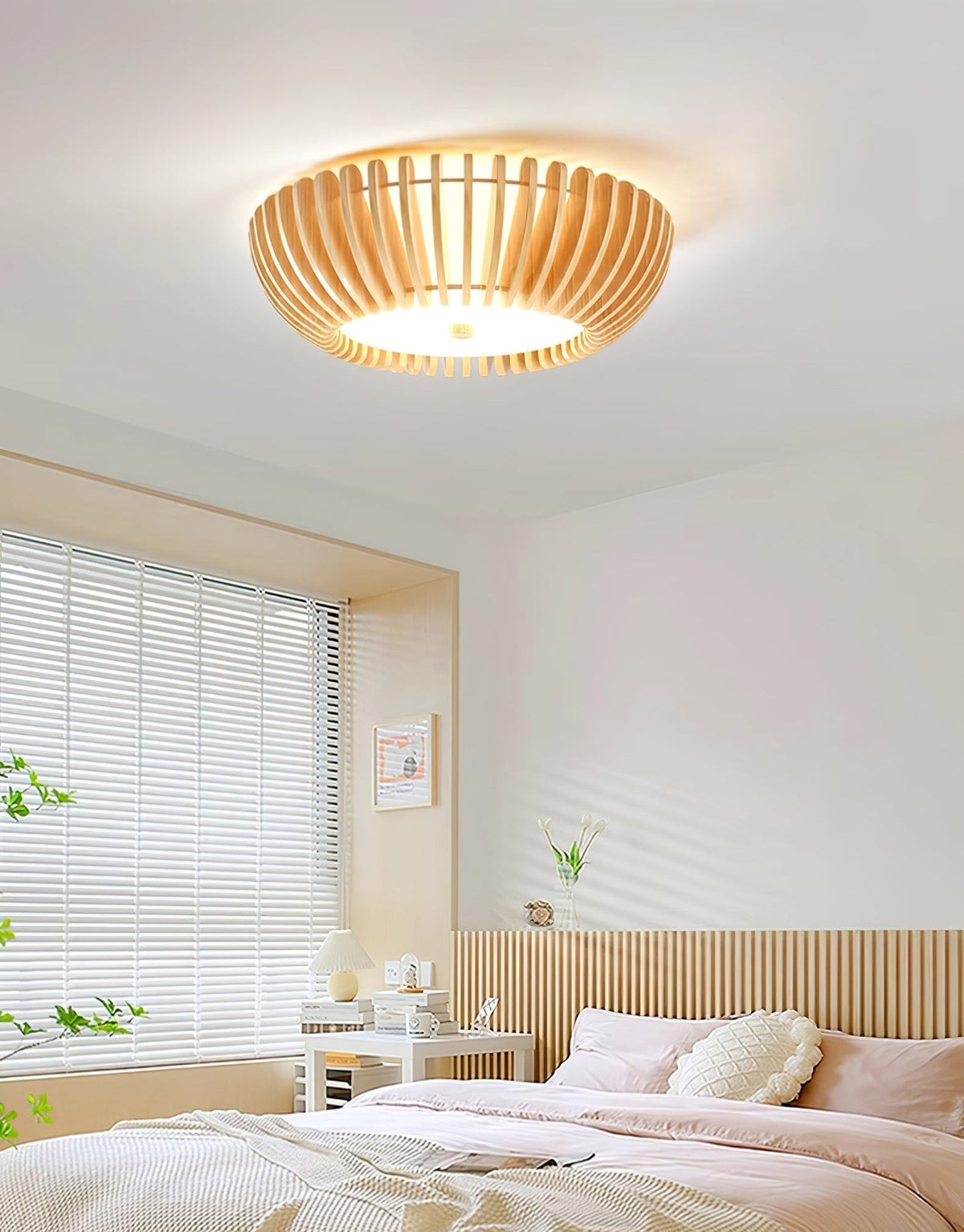 Nirixo Plafonnier en Bois Premium Élégance-Cielum