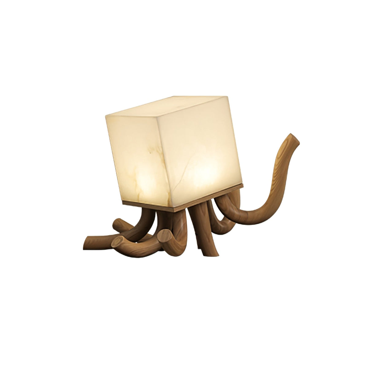Dravk Lampe de Table Tentacle en Albâtre