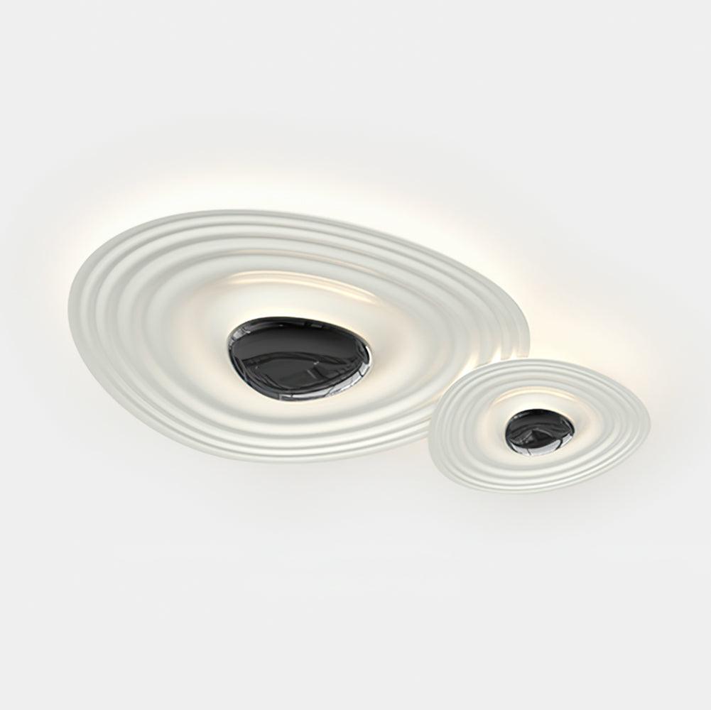 Teloq Plafonnier Ripple Ring Sculptural Moderne-Cielum