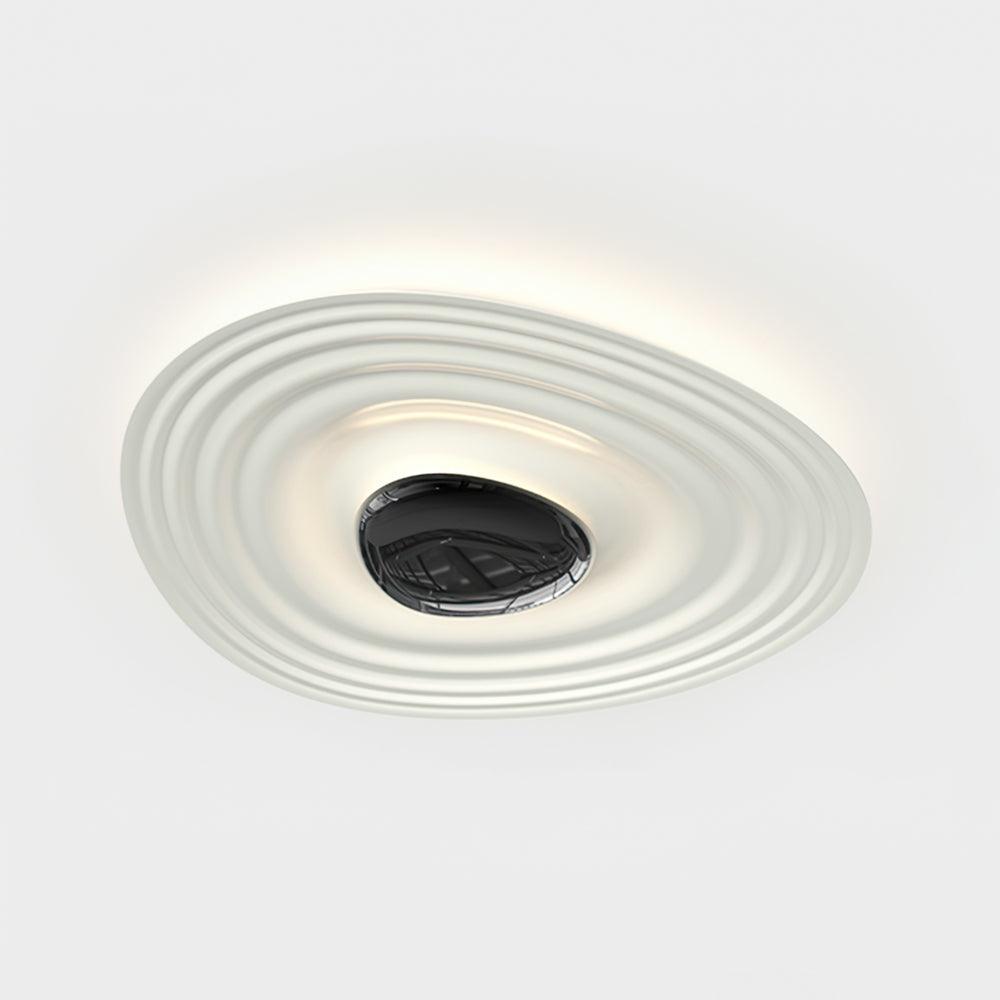 Teloq Plafonnier Ripple Ring Sculptural Moderne-Cielum