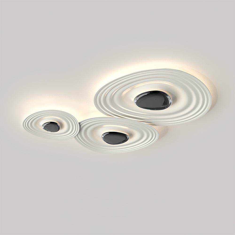 Teloq Plafonnier Ripple Ring Sculptural Moderne-Cielum