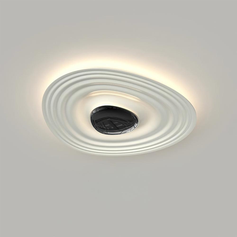 Teloq Plafonnier Ripple Ring Sculptural Moderne-Cielum