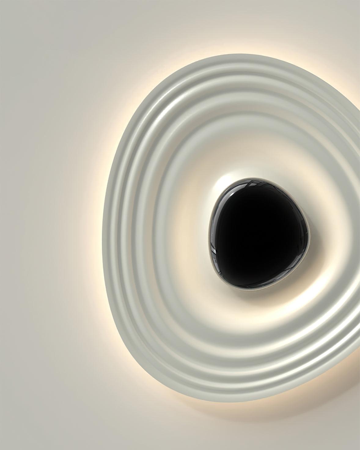 Teloq Plafonnier Ripple Ring Sculptural Moderne-Cielum