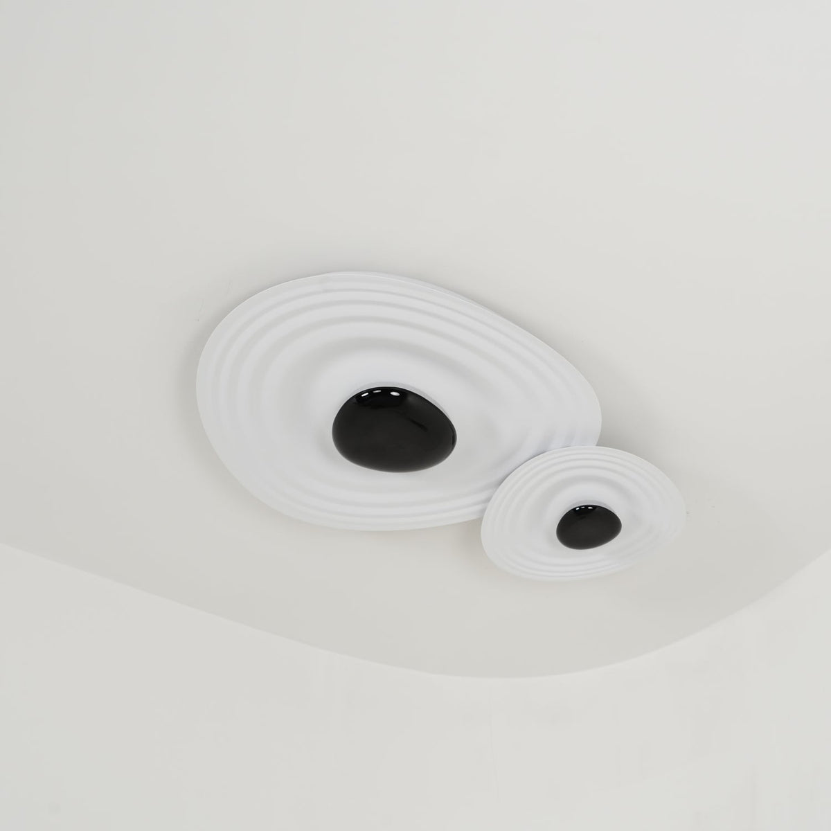 Teloq Plafonnier Ripple Ring Sculptural Moderne-Cielum