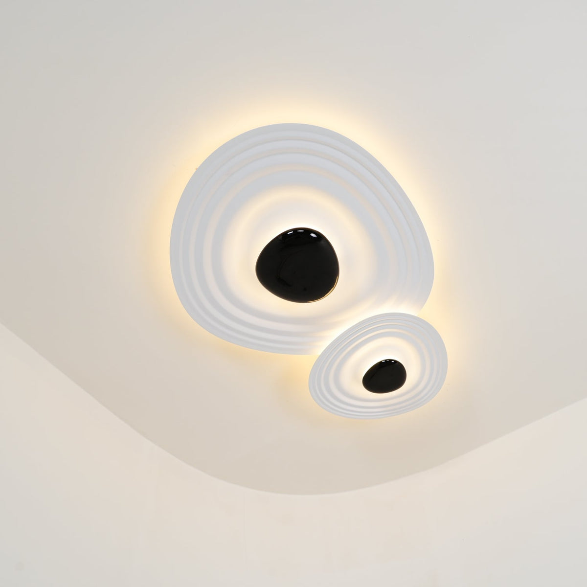 Teloq Plafonnier Ripple Ring Sculptural Moderne-Cielum