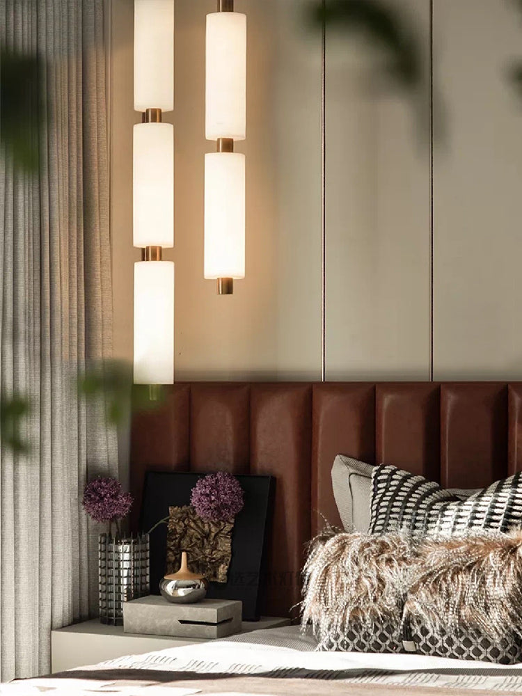 Liroxel Suspension Moderne Minimaliste en Albâtre-Cielum