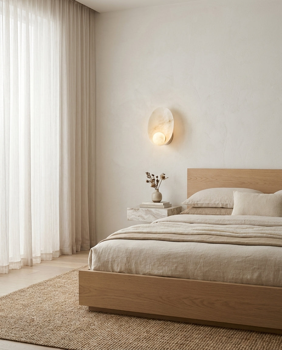 Quillstone Applique Murale En Albâtre