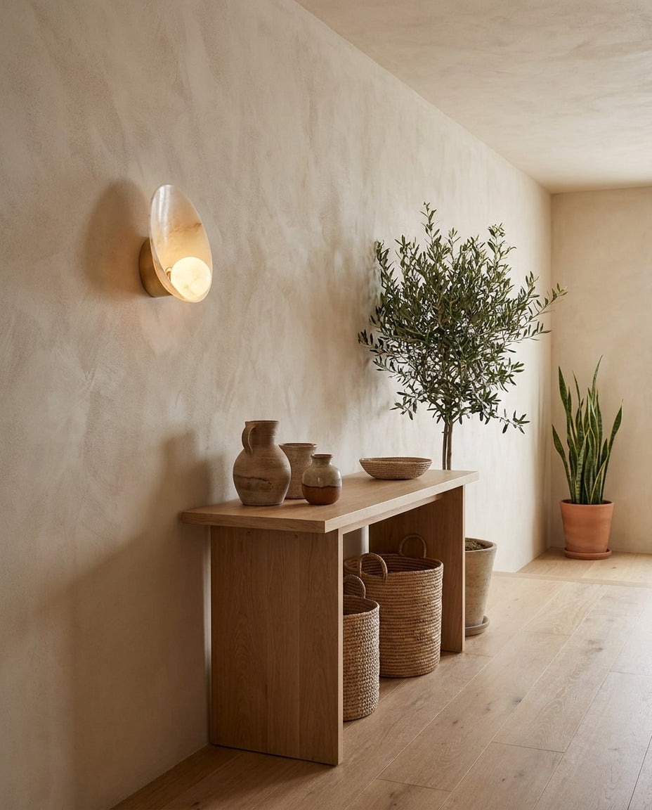 Quillstone Applique Murale En Albâtre