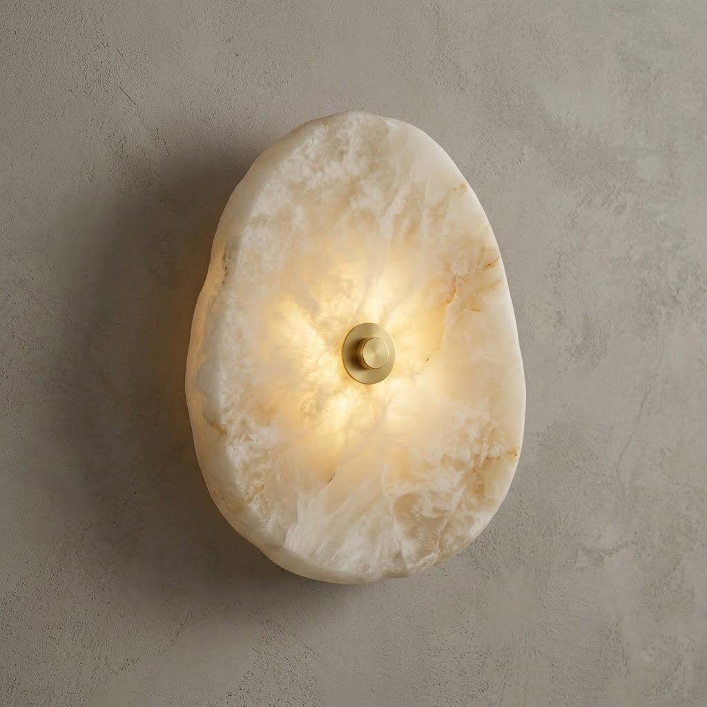 Nivorise Applique Murale en Albâtre