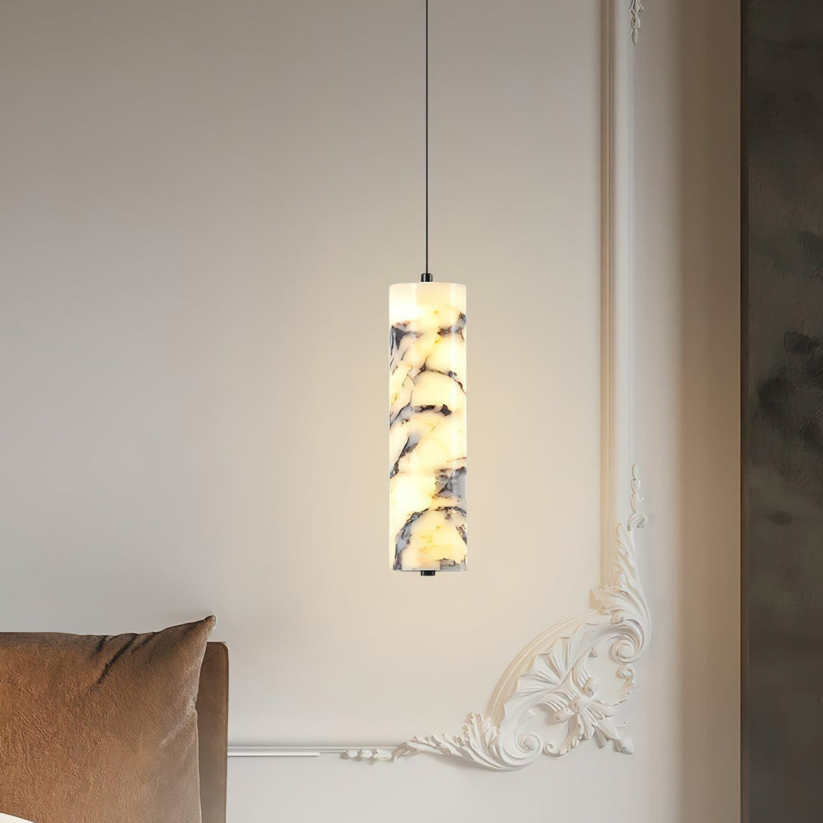 Tiroxel Suspension Moderne Minimaliste en Marbre-Cielum