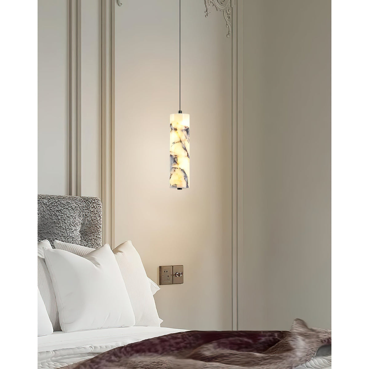 Tiroxel Suspension Moderne Minimaliste en Marbre-Cielum