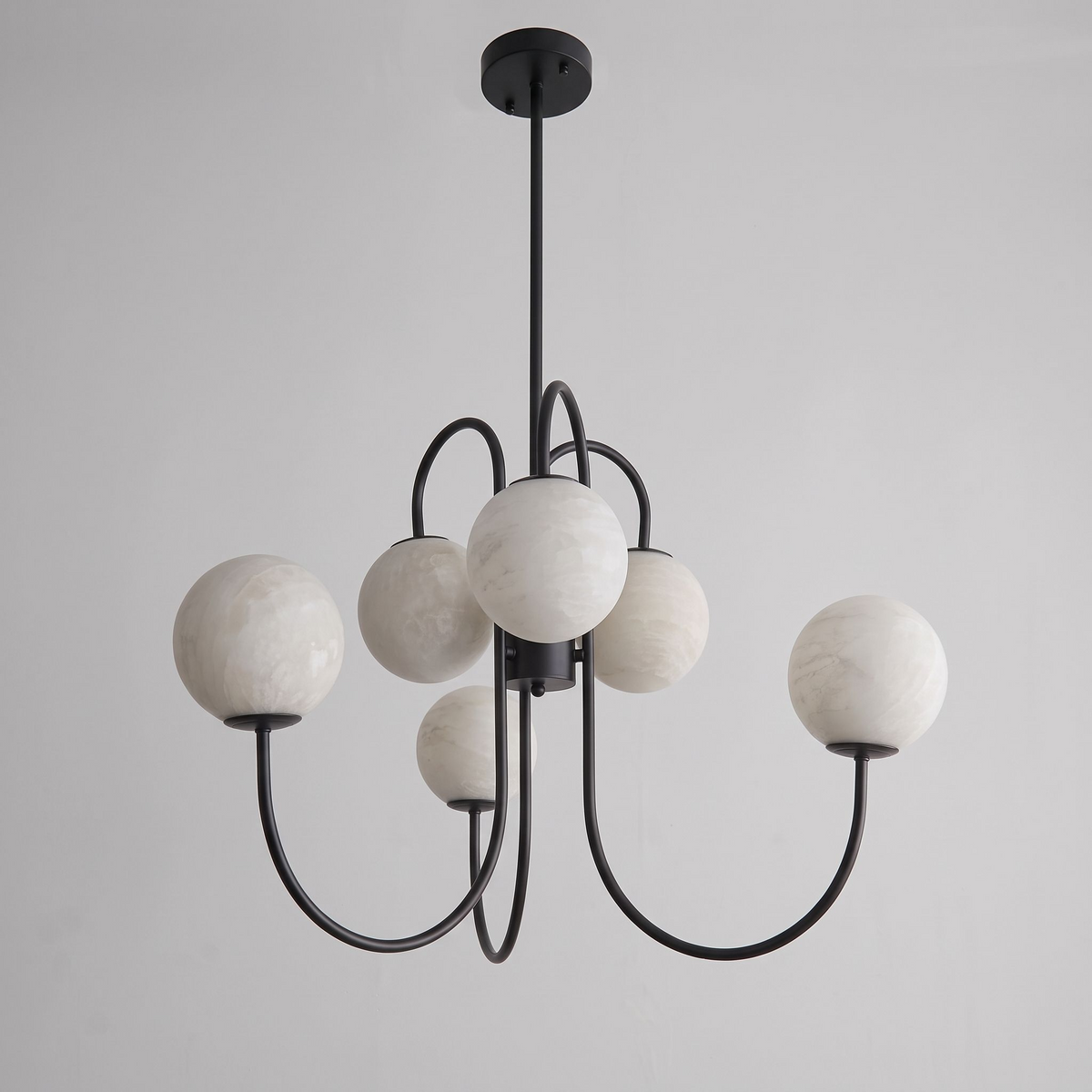 Greshford Lustre À Globes D’Albâtre