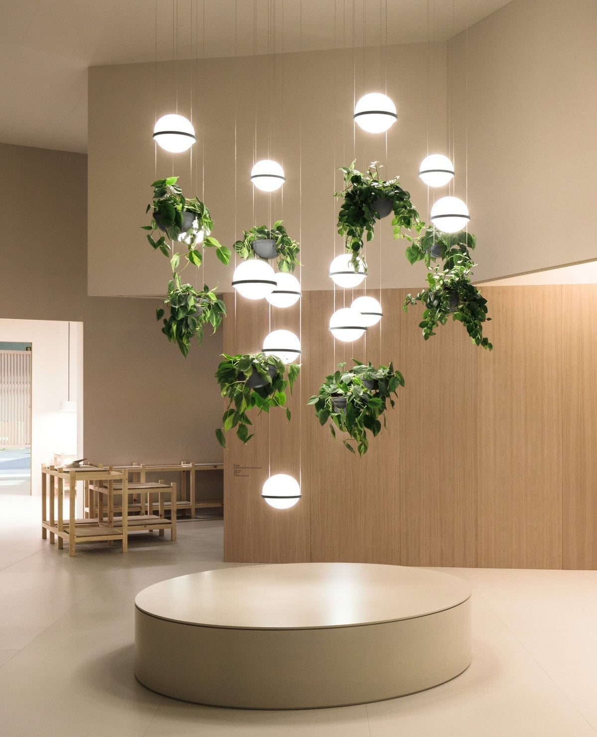 Vacaria Suspension Métal Plastique Minimaliste Moderne