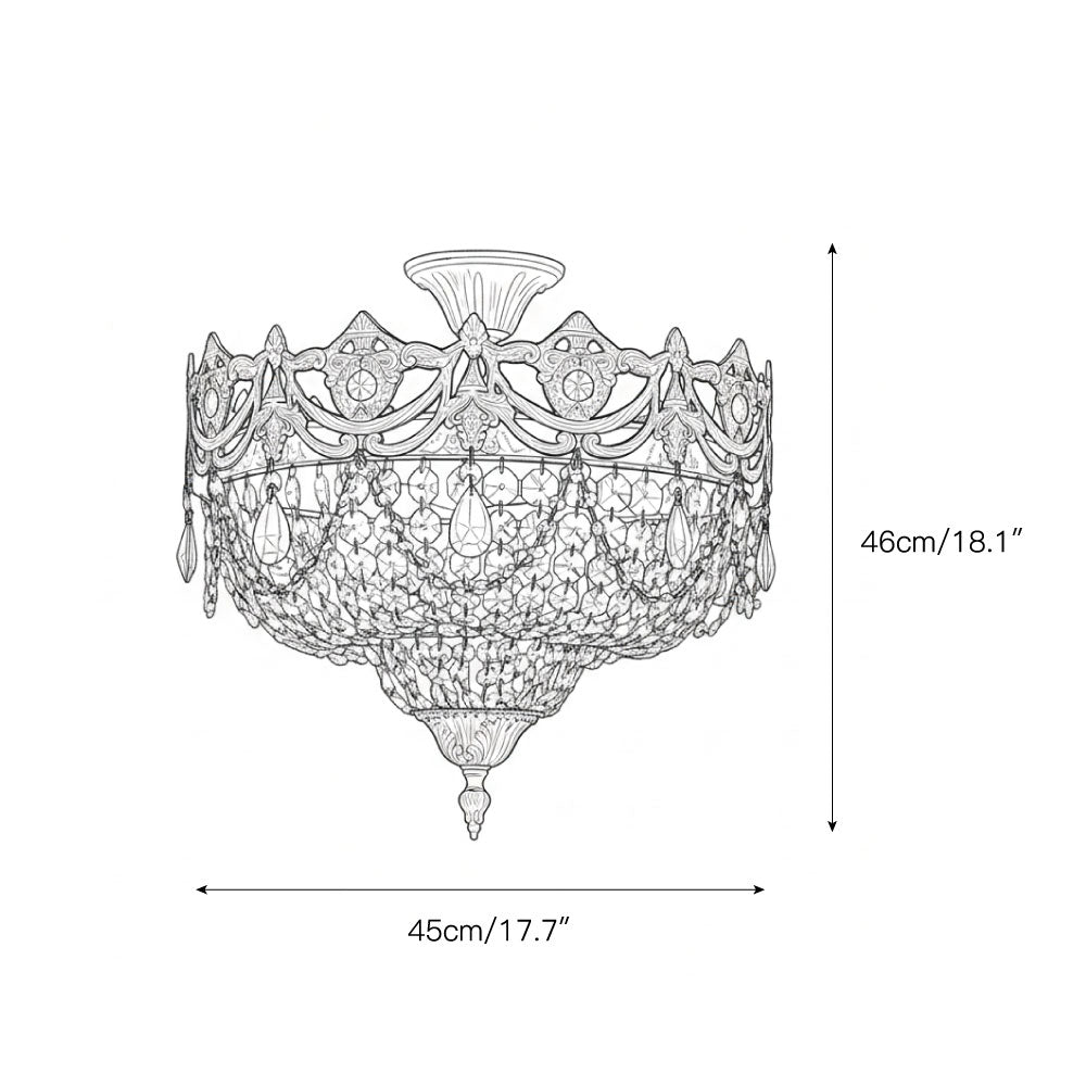 Palwa Craystal Plafonnier