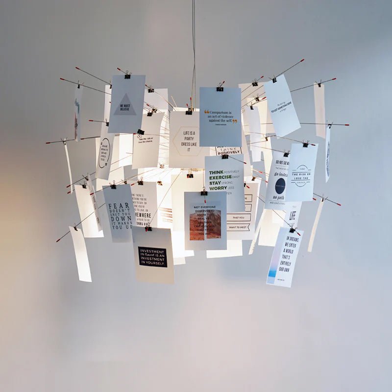 Ririxo Lustre en Papier Personnalisable Créatif-Cielum