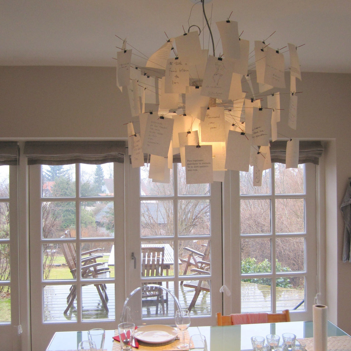 Ririxo Lustre en Papier Personnalisable Créatif-Cielum