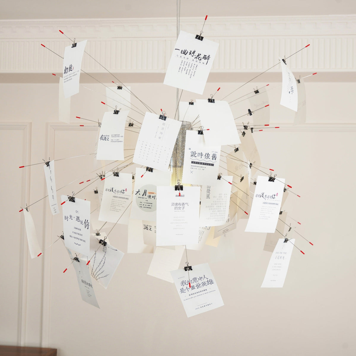 Ririxo Lustre en Papier Personnalisable Créatif-Cielum