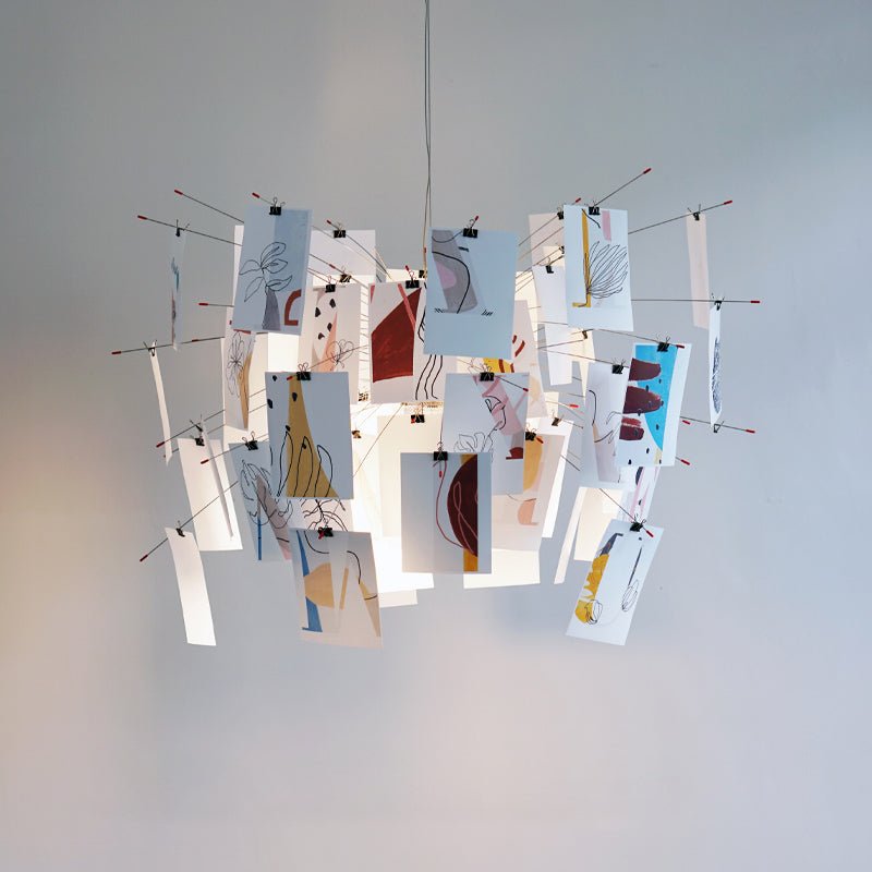 Ririxo Lustre en Papier Personnalisable Créatif-Cielum