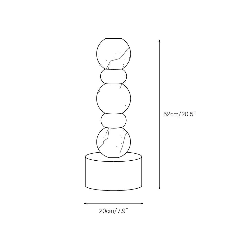 Altnal Lampe à poser en laiton