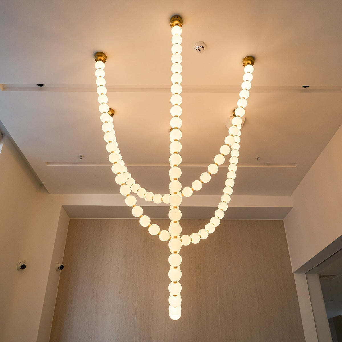 Vomino Lustre Perles Collier Boules en Verre-Cielum