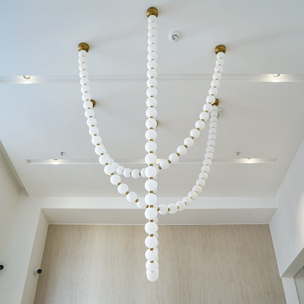 Vomino Lustre Perles Collier Boules en Verre-Cielum