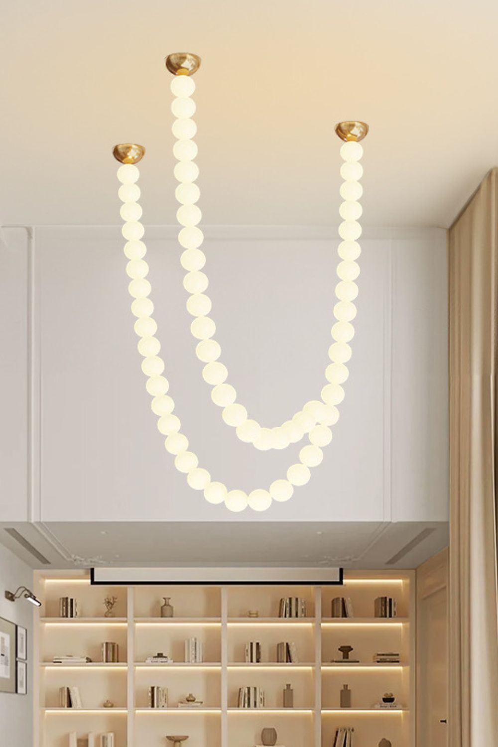 Vomino Lustre Perles Collier Boules en Verre-Cielum