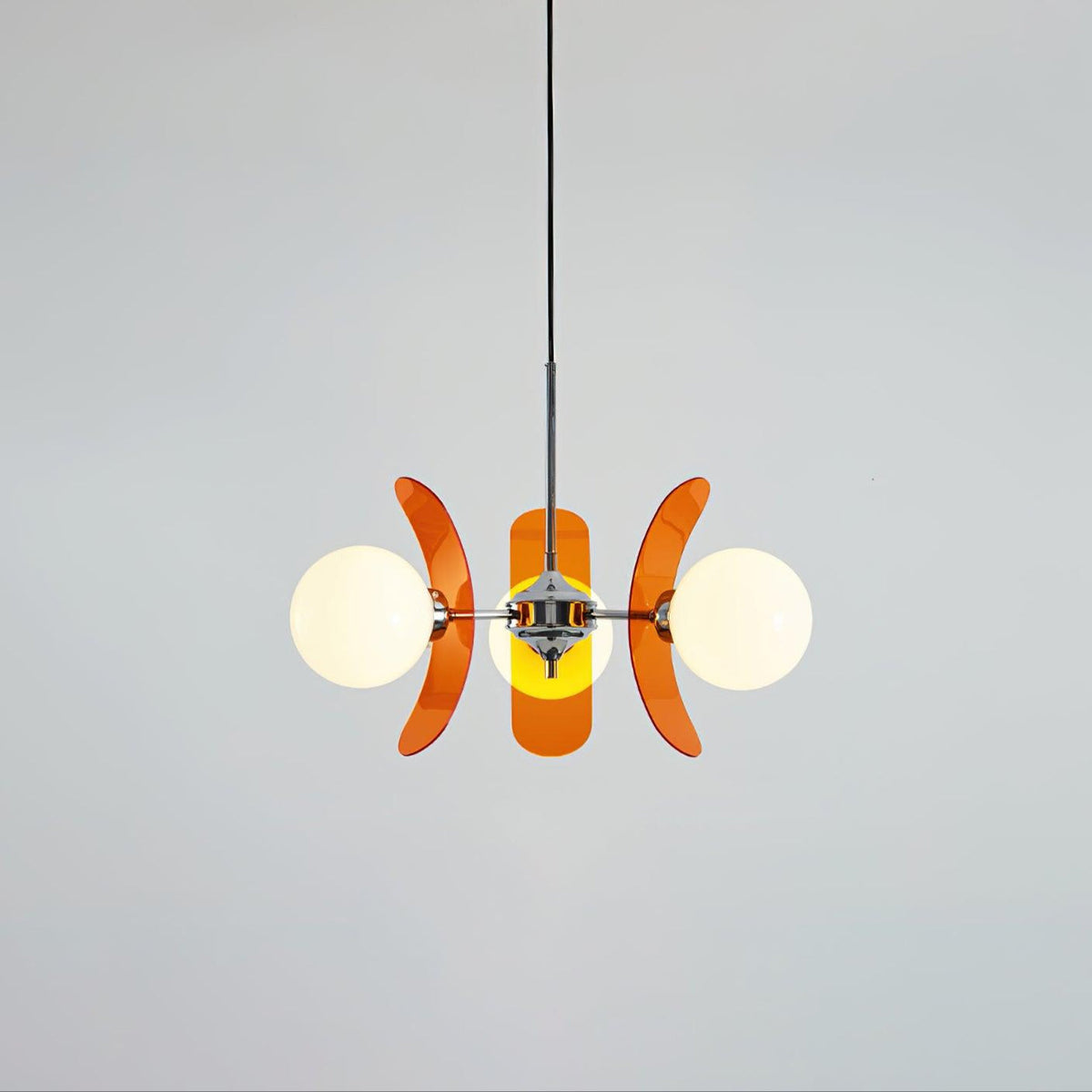 Veven Lustre en Verre Moderne Chrome Élégant-Cielum