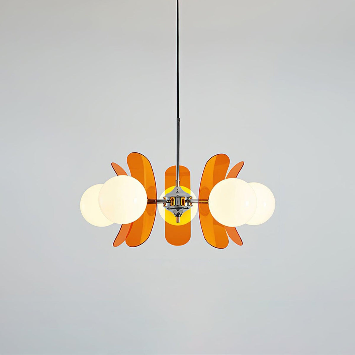 Veven Lustre en Verre Moderne Chrome Élégant-Cielum
