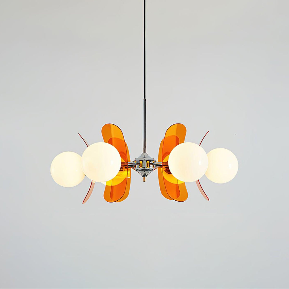 Veven Lustre en Verre Moderne Chrome Élégant-Cielum
