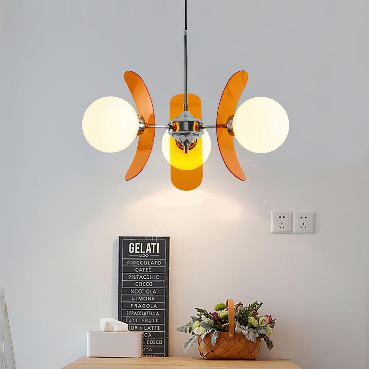 Veven Lustre en Verre Moderne Chrome Élégant-Cielum