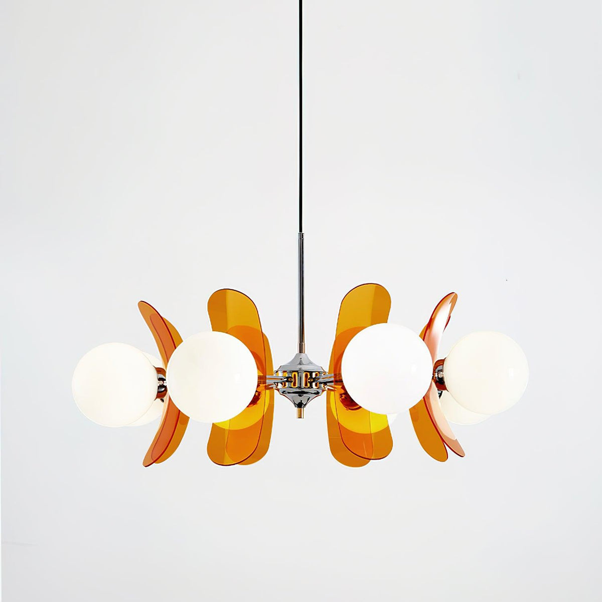 Veven Lustre en Verre Moderne Chrome Élégant-Cielum