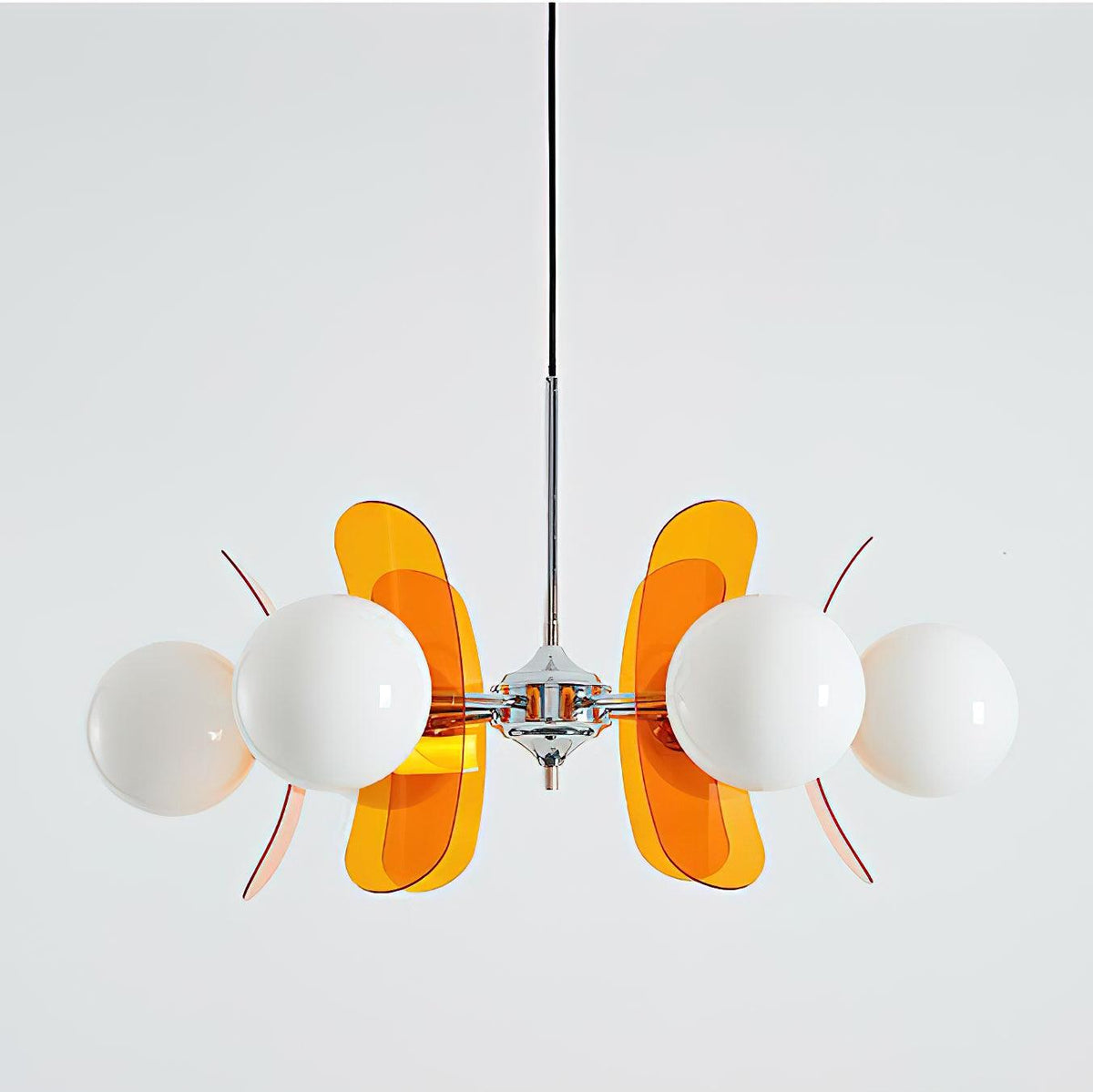Veven Lustre en Verre Moderne Chrome Élégant-Cielum