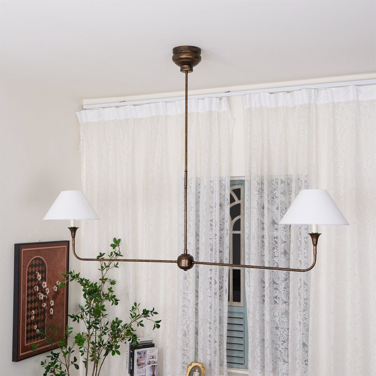 Norli Lustre Linéaire Moderne à LED en Métal