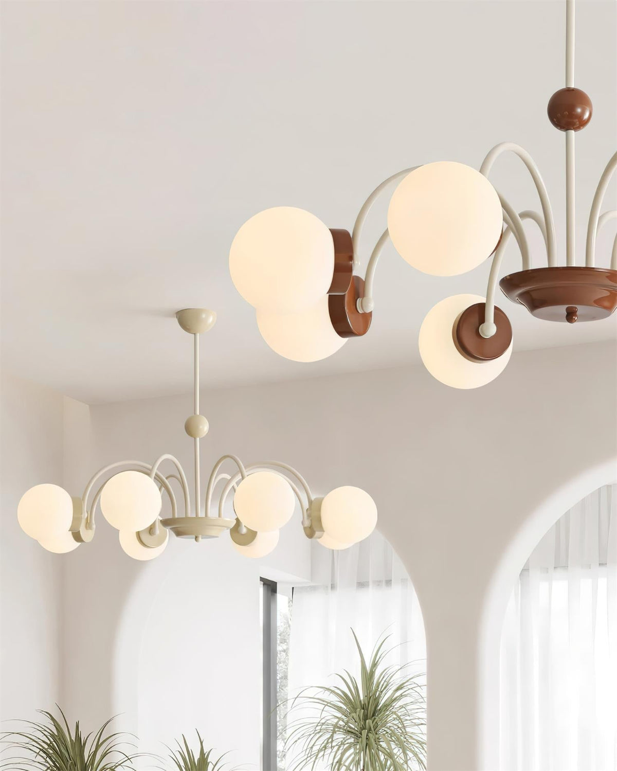 Pivone 8-Light Globe Chandelier-Neutral Decor