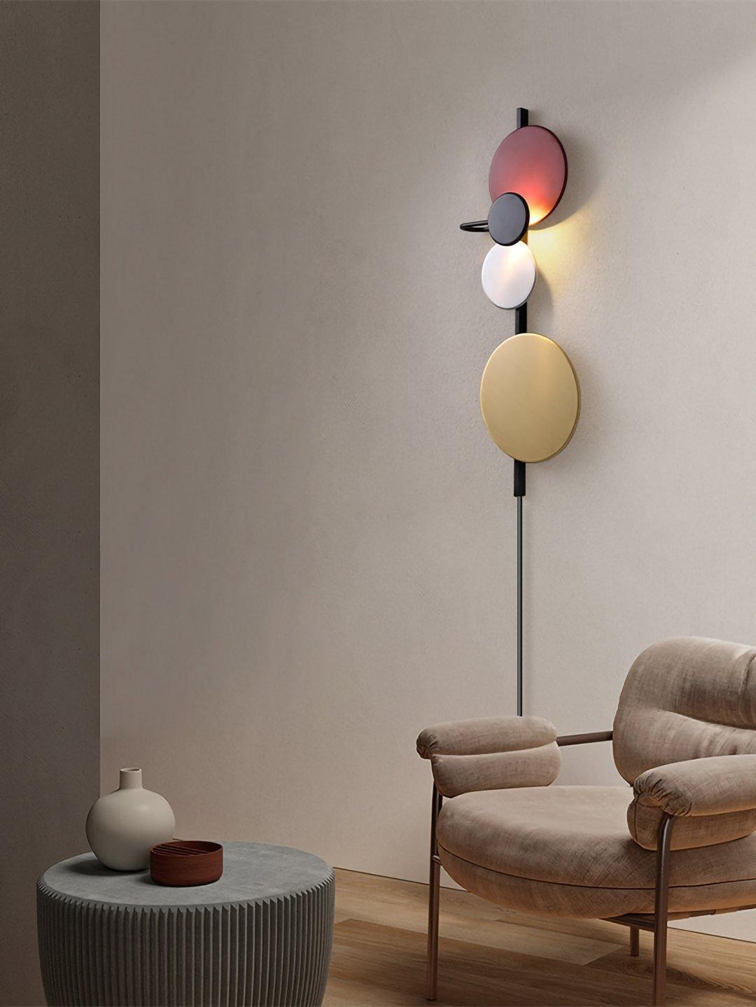 Devenq Modern Minimalist Plug-in Wall Lamp-Cielum