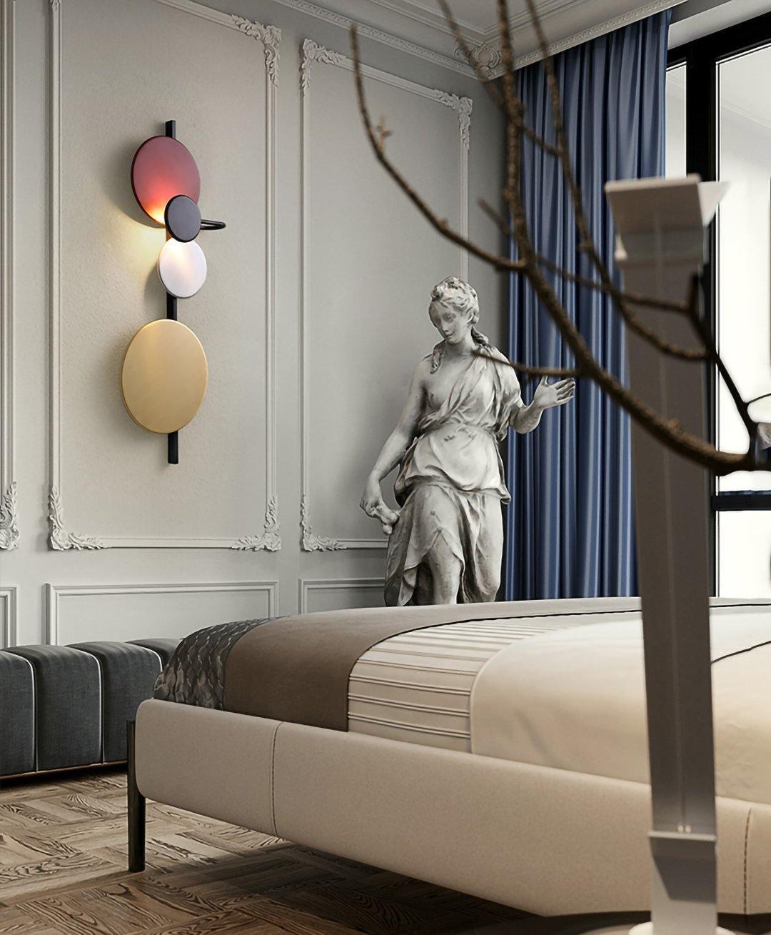 Devenq Modern Minimalist Plug-in Wall Lamp-Cielum