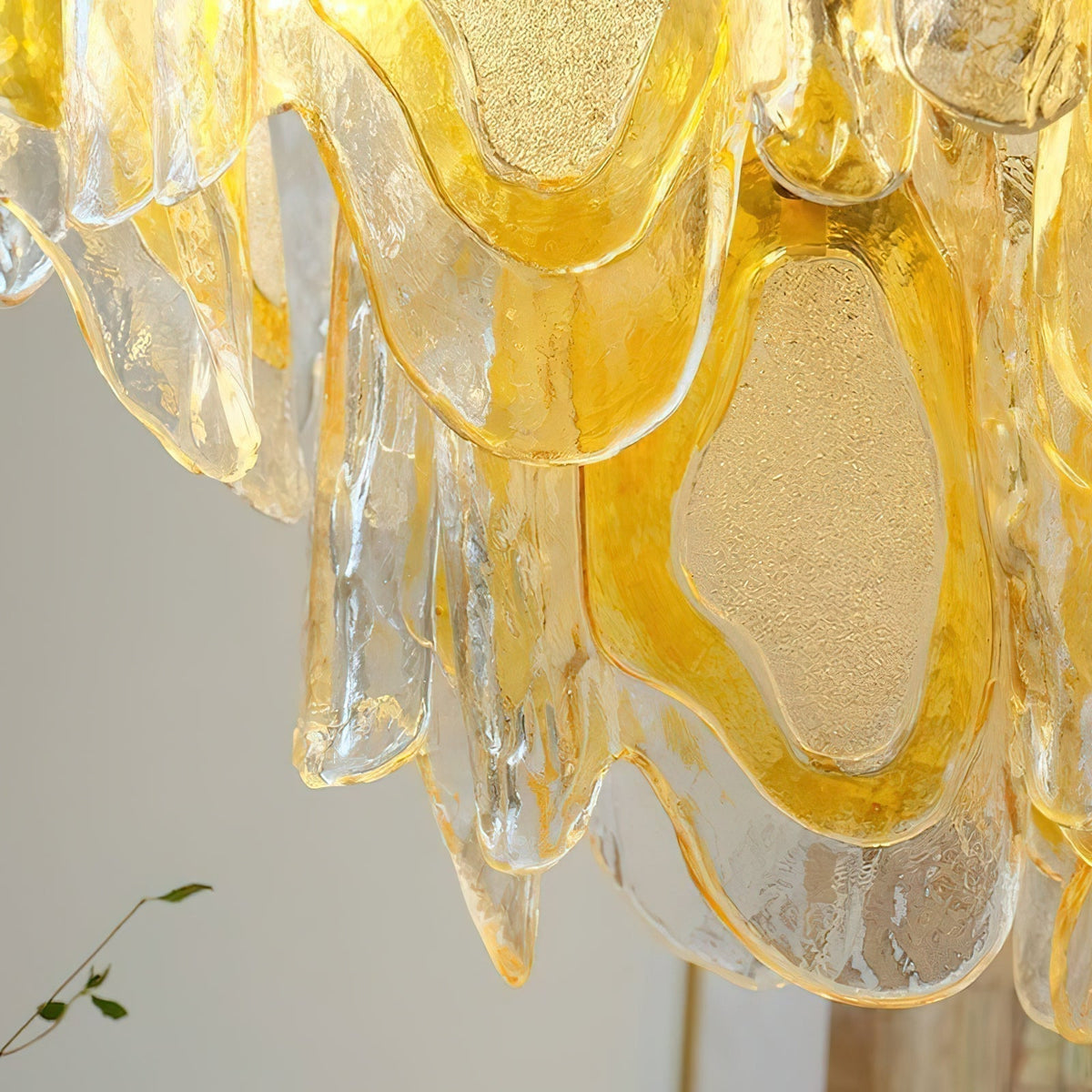 Zecaryra Lustre en Verre Luxe Postmoderne