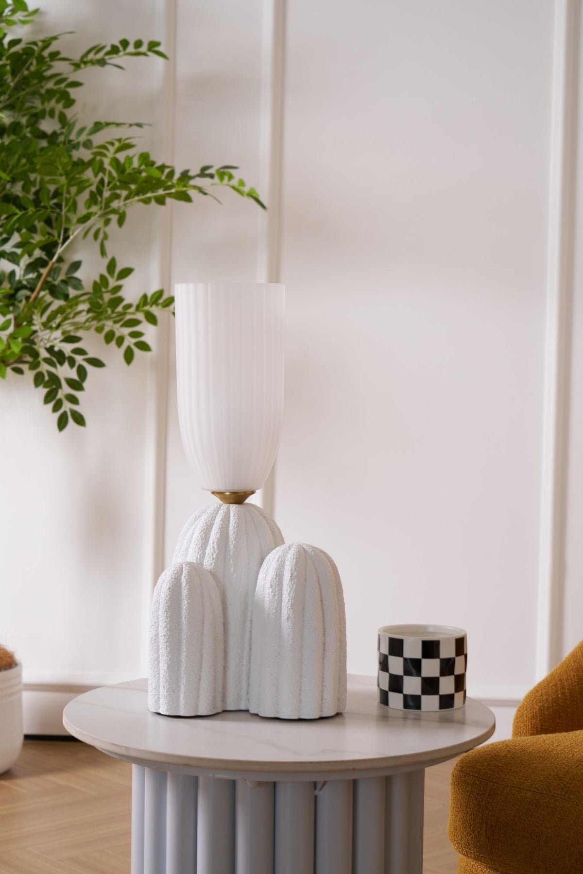Soreny Lampe de Table Artistique en Résine