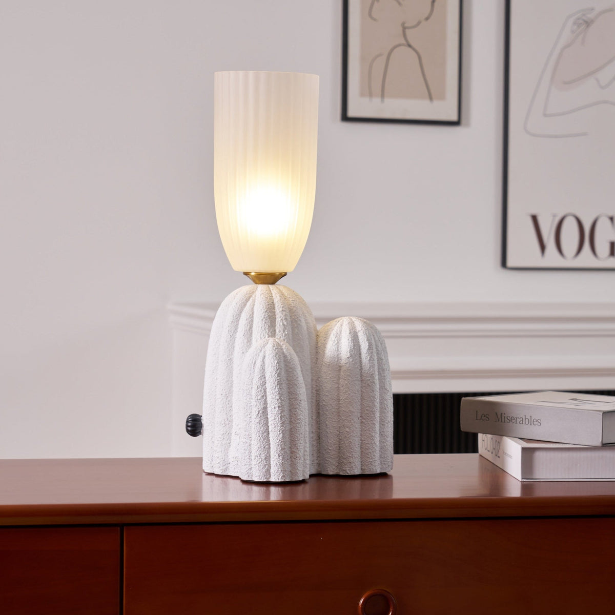 Soreny Lampe de Table Artistique en Résine