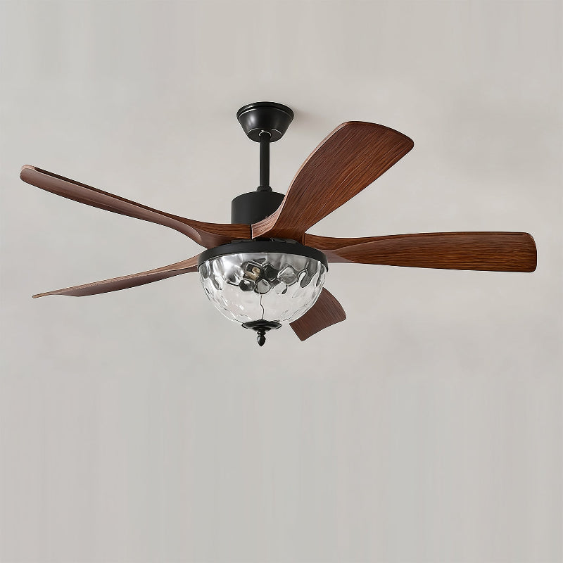 Diagram showing the dimensions of the 52-inch Radar Ceiling Fan Light.